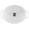 imageLe Creuset Enameled Cast Iron Signature Oval Dutch Oven 675 qt OysterMarble