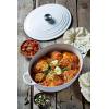imageLe Creuset Enameled Cast Iron Signature Oval Dutch Oven 675 qt OysterMarble