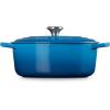 imageLe Creuset Enameled Cast Iron Signature Oval Dutch Oven 675 qt OysterMarseille