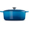 imageLe Creuset Enameled Cast Iron Signature Oval Dutch Oven 675 qt OysterMarseille