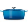 imageLe Creuset Enameled Cast Iron Signature Oval Dutch Oven 675 qt OysterMarseille