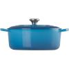 imageLe Creuset Enameled Cast Iron Signature Oval Dutch Oven 675 qt OysterMarseille