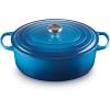 imageLe Creuset Enameled Cast Iron Signature Oval Dutch Oven 675 qt OysterMarseille