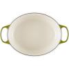 imageLe Creuset Enameled Cast Iron Signature Oval Dutch Oven 675 qt OysterOlive