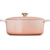 imageLe Creuset Enameled Cast Iron Signature Oval Dutch Oven 675 qt OysterPeche