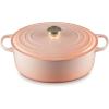 imageLe Creuset Enameled Cast Iron Signature Oval Dutch Oven 675 qt OysterPeche