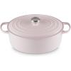 imageLe Creuset Enameled Cast Iron Signature Oval Dutch Oven 675 qt OysterShallot
