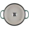 imageLe Creuset Enameled Cast Iron Signature Round Braiser with Glass Lid 225 qt Peche with Light Gold KnobArtichaut