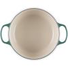 imageLe Creuset Enameled Cast Iron Signature Round Dutch Oven with Lid 55 Quart ShallotArtichaut