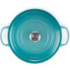 imageLe Creuset Enameled Cast Iron Signature Round Dutch Oven with Lid 55 Quart ShallotCaribbean
