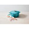 imageLe Creuset Enameled Cast Iron Signature Round Dutch Oven with Lid 55 Quart ShallotCaribbean