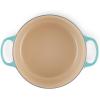 imageLe Creuset Enameled Cast Iron Signature Round Dutch Oven with Lid 55 Quart ShallotCaribbean