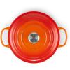 imageLe Creuset Enameled Cast Iron Signature Round Dutch Oven with Lid 55 Quart ShallotFlame