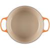 imageLe Creuset Enameled Cast Iron Signature Round Dutch Oven with Lid 55 Quart ShallotFlame