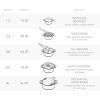 imageLe Creuset Enameled Cast Iron Signature Round Dutch Oven with Lid 55 Quart ShallotFlame