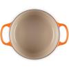 imageLe Creuset Enameled Cast Iron Signature Round Dutch Oven with Lid 55 Quart ShallotFlame