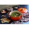 imageLe Creuset Enameled Cast Iron Signature Round Dutch Oven with Lid 55 Quart ShallotFlame