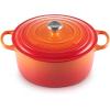 imageLe Creuset Enameled Cast Iron Signature Round Dutch Oven with Lid 55 Quart ShallotFlame