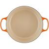imageLe Creuset Enameled Cast Iron Signature Round Dutch Oven with Lid 55 Quart ShallotFlame