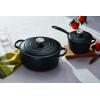 imageLe Creuset Enameled Cast Iron Signature Round Dutch Oven with Lid 55 Quart ShallotLicorice