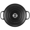 imageLe Creuset Enameled Cast Iron Signature Round Dutch Oven with Lid 55 Quart ShallotLicorice