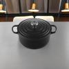 imageLe Creuset Enameled Cast Iron Signature Round Dutch Oven with Lid 55 Quart ShallotLicorice