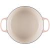 imageLe Creuset Enameled Cast Iron Signature Round Dutch Oven with Lid 55 Quart ShallotPeche
