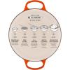 imageLe Creuset Enameled Cast Iron Signature Round Dutch Oven with Lid 55 Quart ShallotPeche