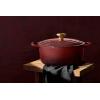 imageLe Creuset Enameled Cast Iron Signature Round Dutch Oven with Lid 55 Quart ShallotRhone