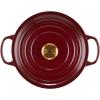 imageLe Creuset Enameled Cast Iron Signature Round Dutch Oven with Lid 55 Quart ShallotRhone