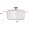 imageLe Creuset Enameled Cast Iron Signature Round Dutch Oven with Lid 55 Quart ShallotShallot