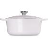 imageLe Creuset Enameled Cast Iron Signature Round Dutch Oven with Lid 55 Quart ShallotShallot