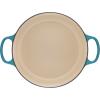 imageLe Creuset Enameled Cast Iron Signature Round Wide Dutch Oven 675 qt CaribbeanCaribbean