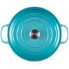 imageLe Creuset Enameled Cast Iron Signature Round Wide Dutch Oven 675 qt CaribbeanCaribbean