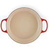 imageLe Creuset Enameled Cast Iron Signature Round Wide Dutch Oven 675 qt CaribbeanCerise