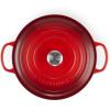 imageLe Creuset Enameled Cast Iron Signature Round Wide Dutch Oven 675 qt CaribbeanCerise