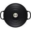 imageLe Creuset Enameled Cast Iron Signature Round Wide Dutch Oven 675 qt CaribbeanLicorice