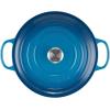 imageLe Creuset Enameled Cast Iron Signature Round Wide Dutch Oven 675 qt CaribbeanMarseille