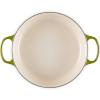 imageLe Creuset Enameled Cast Iron Signature Round Wide Dutch Oven 675 qt CaribbeanOlive