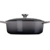 imageLe Creuset Enameled Cast Iron Signature Round Wide Dutch Oven 675 qt CaribbeanOyster
