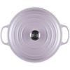 imageLe Creuset Enameled Cast Iron Signature Round Wide Dutch Oven 675 qt CaribbeanShallot