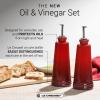 imageLe Creuset Signature Stoneware Oil ampamp Vinegar set 10 oz each Black OnyxBlack Onyx