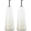 imageLe Creuset Signature Stoneware Oil ampamp Vinegar set 10 oz each Black OnyxMeringue