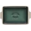 imageLe Creuset Stoneware Heritage Covered Rectangular Casserole 4 qt 12quot x 9quot CaribbeanArtichaut