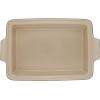 imageLe Creuset Stoneware Heritage Covered Rectangular Casserole 4 qt 12quot x 9quot CaribbeanLicorice