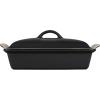 imageLe Creuset Stoneware Heritage Covered Rectangular Casserole 4 qt 12quot x 9quot CaribbeanLicorice