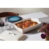imageLe Creuset Stoneware Heritage Covered Rectangular Casserole 4 qt 12quot x 9quot CaribbeanMarble