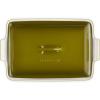 imageLe Creuset Stoneware Heritage Covered Rectangular Casserole 4 qt 12quot x 9quot CaribbeanOlive