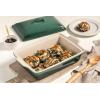imageLe Creuset Stoneware Heritage Covered Rectangular Casserole 4 qt 12quot x 9quot CaribbeanRhone