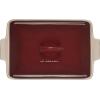 imageLe Creuset Stoneware Heritage Covered Rectangular Casserole 4 qt 12quot x 9quot CaribbeanRhone